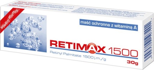 OCHRANNÁ MASŤ S VITAMÍNOM A (RETINOL) RETIMAX 1500 30 gramov