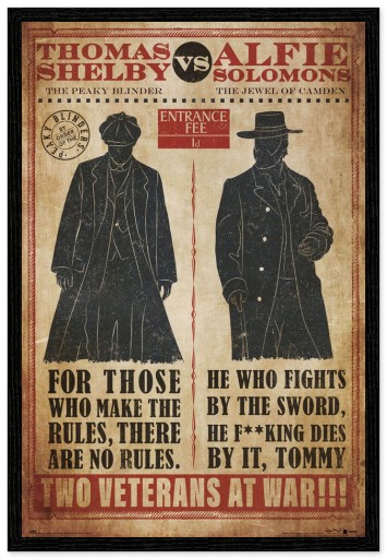 Peaky Blinders filmový plagát Thomasa Alfieho 61x91,5