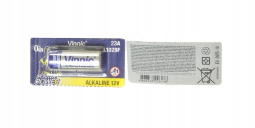 VINNIC ALKAIC BATERIA 12V 23A L1028F MIN21