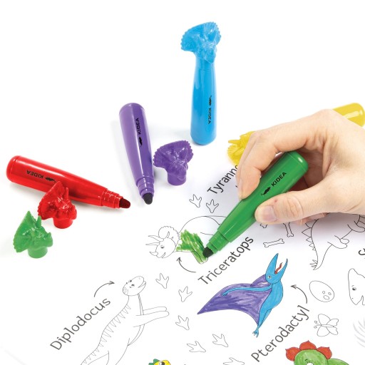 Fixky Kidea s figúrkami dinosaurov v 6 farbách