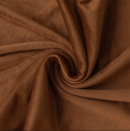Poťah na stoličku VELUR PREMIUM ELASTIC VELVET, SVETLOHNEDÁ