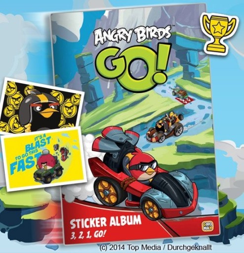 ANGRY BIRDS GO STICKER ALBUM