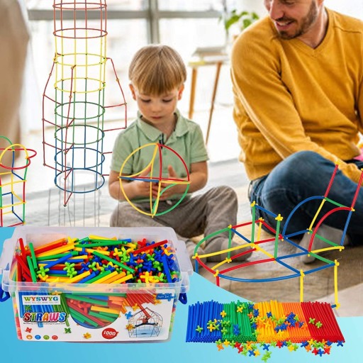 STAVEBNÉ SLAMKY 3D BLOKY KREATÍVNA SADA 160 ks.