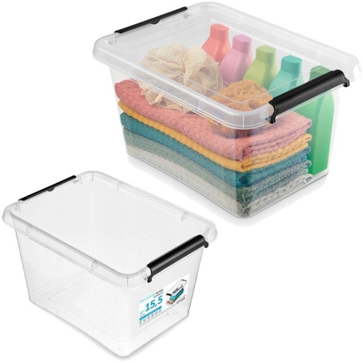 veľký uzavretý kontajnerový box s vekom škrečok na hračky bloky 40 cm