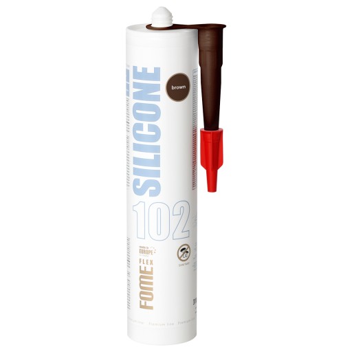 Pružný sanitárny silikón FOME FLEX hnedý 310ml PREMIUM kvalita