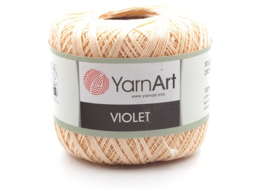 Violet YarnArt šnúra 5303 svetlo lososová