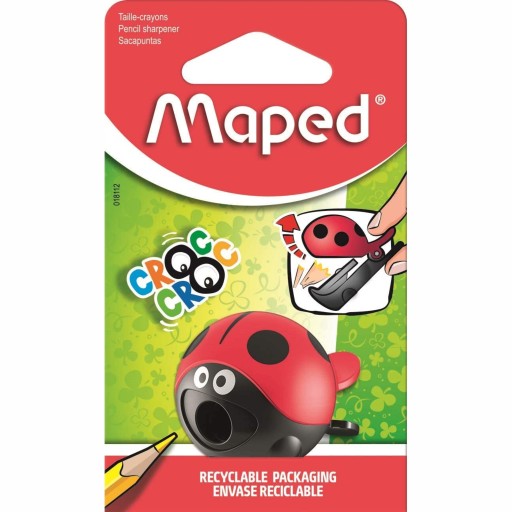 Maped Croc Croc ľahké orezávatko, 1 otvor, lienka