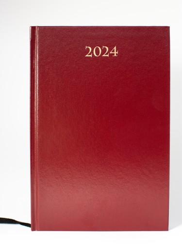 Kalendár ROZVRH B6 denne 2024 bordový