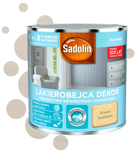 Sadolin DEKOR Lazúra na santalové drevo 0,25L