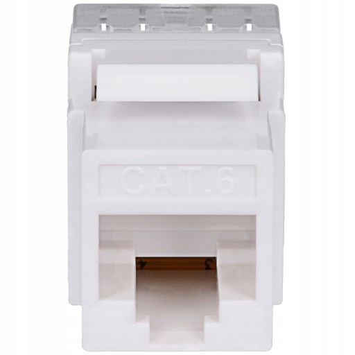 Keystone LAN RJ-45 CAT.6 zásuvkový modul, biely