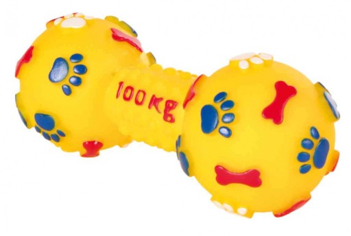 Trixie Hračka pre psa Činka s pískadlom, 15 cm