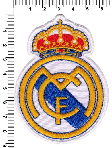 Vyšívaná termolepiaca náplasť REAL MADRID