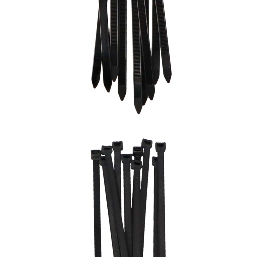 10x sťahovacie pásky Káblové pásky Zipsy 7,6 x 500 mm Silné UV sťahovacie pásky