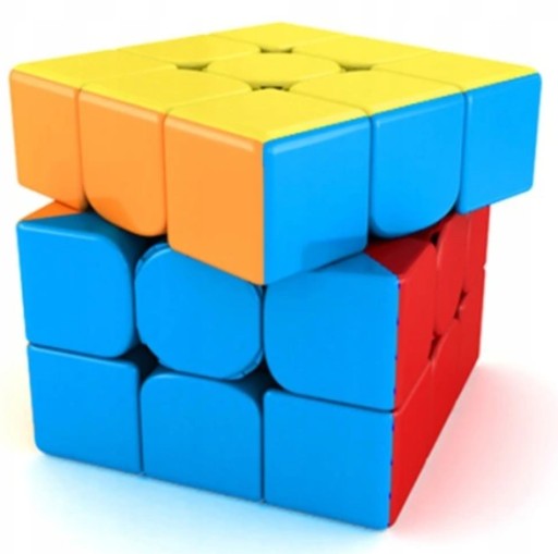Originálna logická kocka 3x3 na rýchle puzzle + stojan na kocky