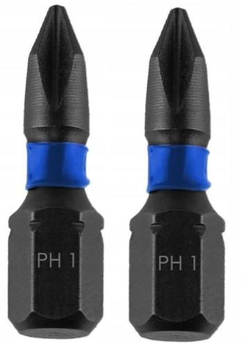 BIT TIP PH1 x 25mm rázová príklepová 2ks