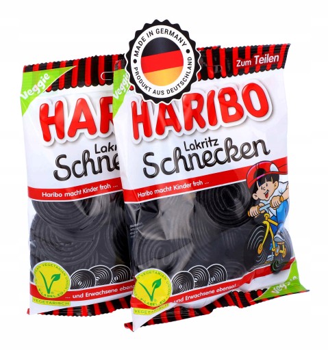 HARIBO Schnecken želé Slimáky sladké drievko 175g DE
