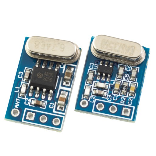 Set vysielača a prijímača 433 MHz
