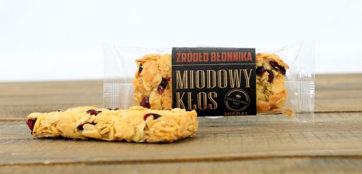 Łysoń medová tyčinka, bez cukru, mandle, brusnice, 45g