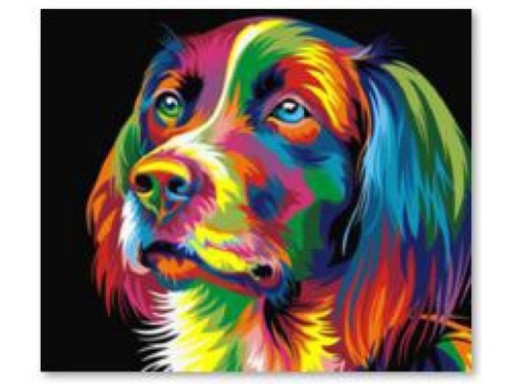 Diamantové vyšívanie Diamantová maľba Mozaika 5D DOG 2326