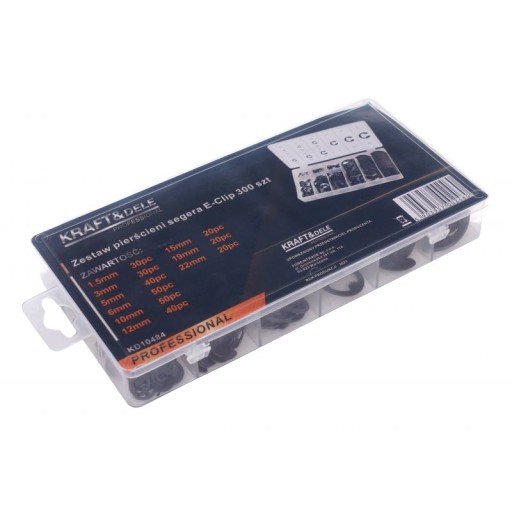 E-CLIPS zaisťovacie krúžky 300 ks KD10484