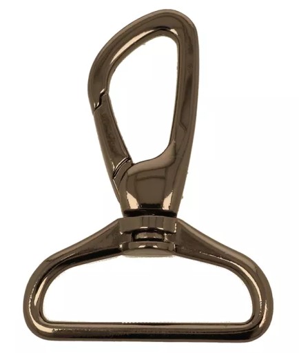 Otočná karabínka 38x62mm Krajčírska zlatá