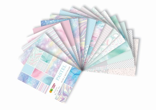 Blok s motívmi A4 80g 15 listov Happy Color Pastel