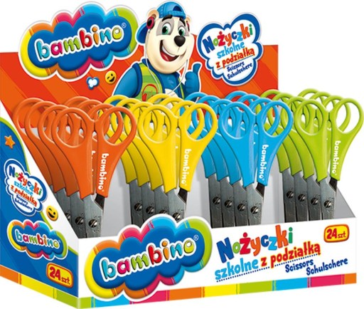 ŠKOLSKÉ NOŽNICE S UKONČENÍM bambino