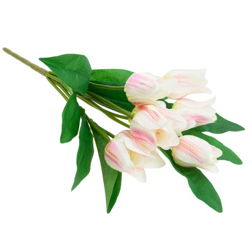 TULIPÁNOVÁ VEĽKÁ KYTICA TULIPÁNOV X9 ružová UMELÉ KVETY TULIPÁNY V KYTICI