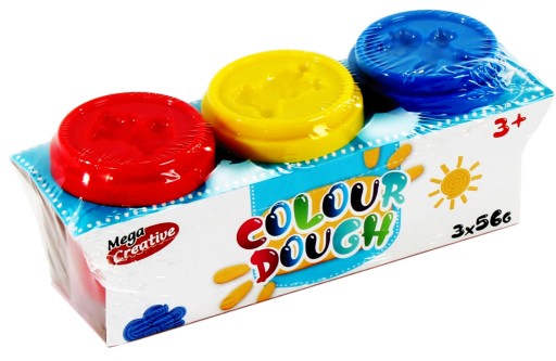 Plastová pasta 3 farby Mega kreatívna tuba