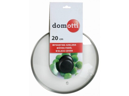Sklenená pokrievka s prieduchom 20 cm DOMOTTI