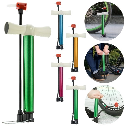 RUČNÁ NOŽNÁ PUMPA NA BICYKEL S HADICOU NA CYKLOPLES