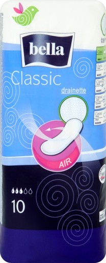BELLA CLASSIC hygienické vložky - 10 KS.