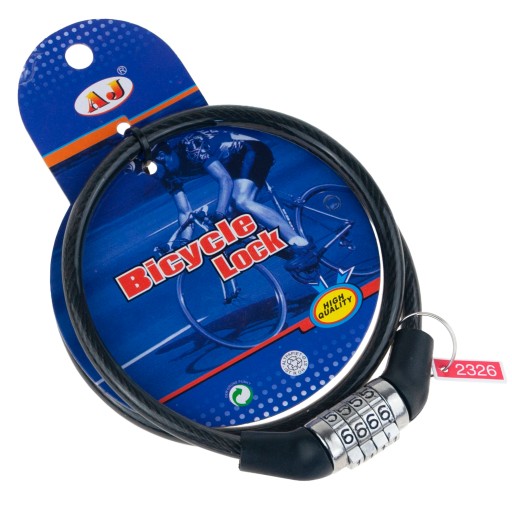 LOCK LOCK BIKE BEZPEČNOSTNÉ KÁBLO pre KOMBINOVANÝ bicykel Skúter MOTOR