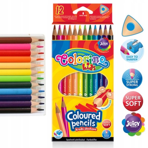 COLORINO TROJUHOLNÍKOVÉ CERÚŽKY 12 FAREB
