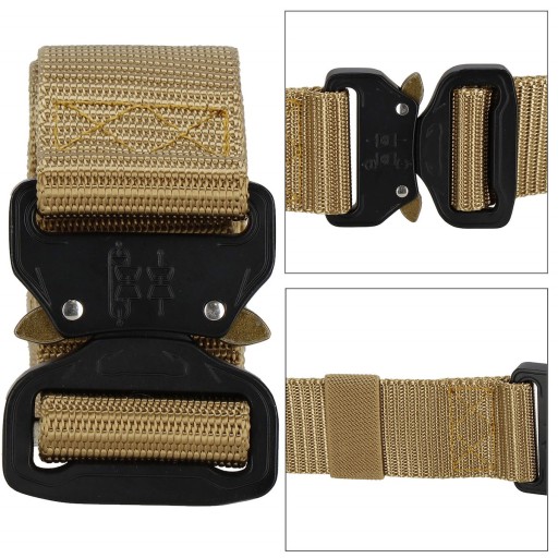 VOJENSKÝ TAKTICKÝ OPASOK na nohavice SURVIVAL vojenský opasok QR BUCKLE silná
