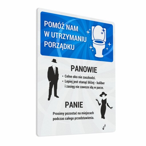 Nálepka na toaletu – Keep Tidy 15x20