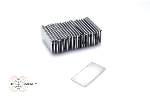 Neodymový tanierový magnet MPŁ 30x15x1 N38 10 ks.