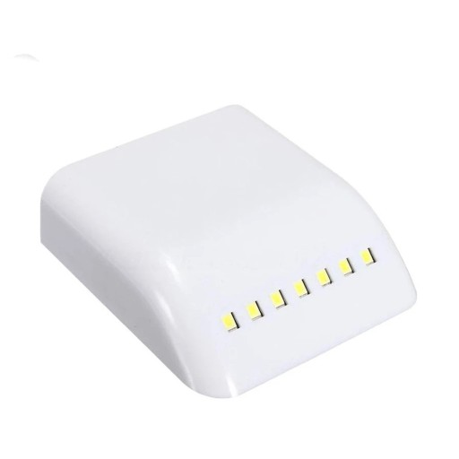 LED svietidlo do skrine, šatníková zásuvka, SENSOR, biela