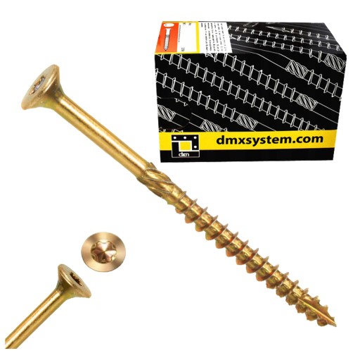TESÁRSKE SKRUTKY DO DREVA 4,5x50 TAPERED TORX 200 ks CS 45050 DOMAX
