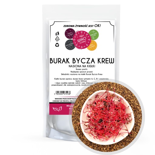 Cvikla Bycza Krew 100g - semienka na klíčky