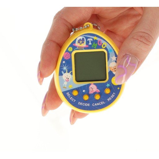 Hračka Tamagotchi, elektronická hra so žltými vajíčkami