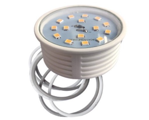 LED žiarovka 5W GU10 MR16 Studená KERAMICKÁ Plochá