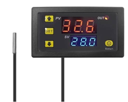 Digitálny regulátor teploty 230V termostat