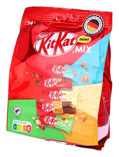 Nestle KitKat MiniMix 5 príchutí Plnené vaflové tyčinky 197,4 g DE IMPORT