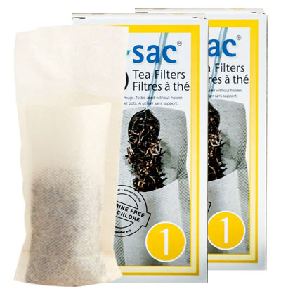 T-SAC Papierové filtre na čaj T SAC infuzér