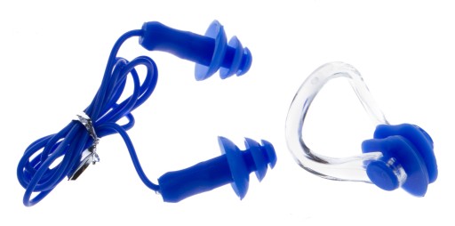 Klip Vivo Dark Blue + štuple do nosa a do uší