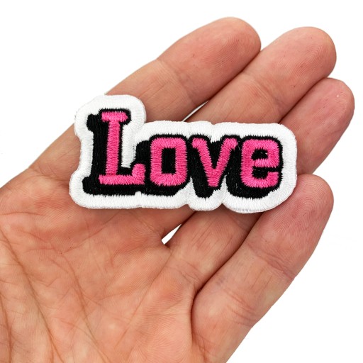 Nášivka TERMO, nažehľovací nápis Love
