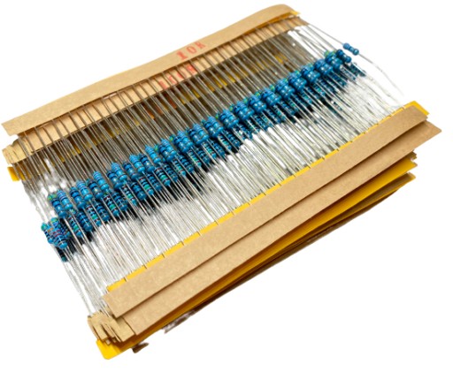 Sada 600ks rezistorov 0,25W 20x30 typov rezistorov