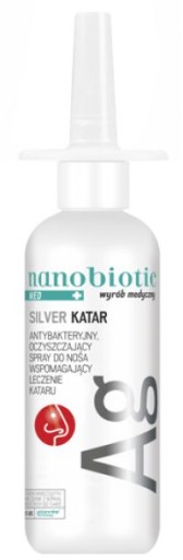 Nanobiotic Med Silver Sprej do nosa nano striebro 30ml