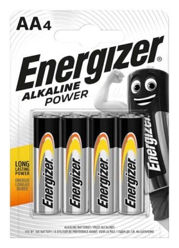 ENERGIZER ALKALICKÉ BATÉRIE AA R6 LR6 4 ks.